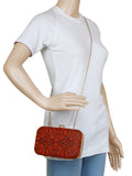 Loom Cotton Fabric Printed Clutch