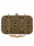 Loom Cotton Fabric Printed Clutch
