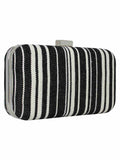 Loom Cotton Jacquard Stripes Clutch