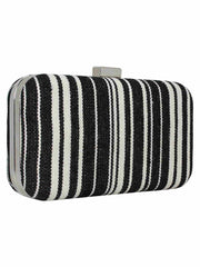 Loom Cotton Jacquard Stripes Clutch