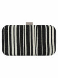Loom Cotton Jacquard Stripes Clutch