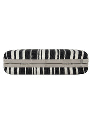 Loom Cotton Jacquard Stripes Clutch