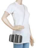 Loom Cotton Jacquard Stripes Clutch
