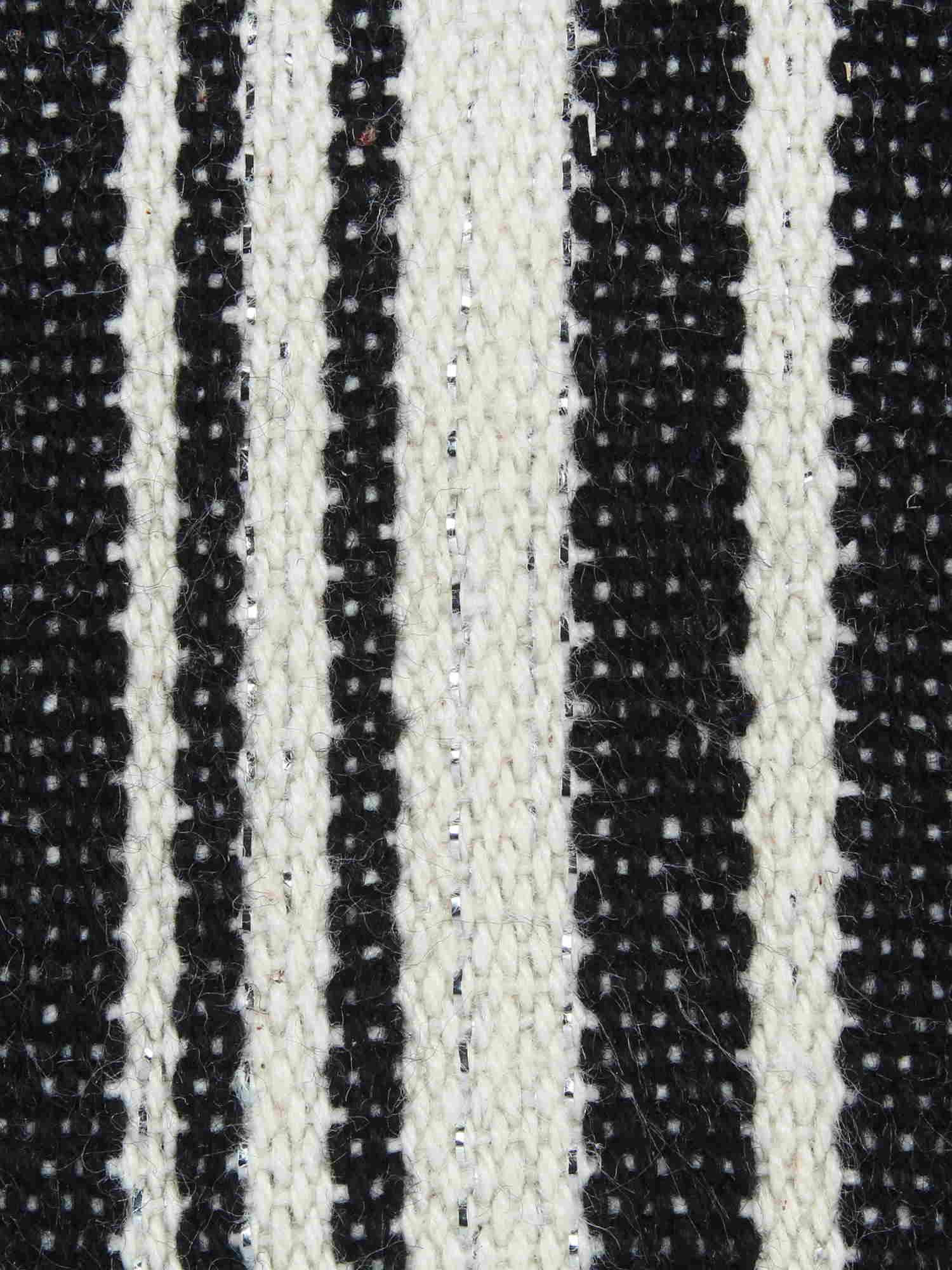 Loom Cotton Jacquard Stripes Clutch