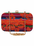 Loom Cotton Fabric Printed Clutch