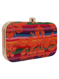 Loom Cotton Fabric Printed Clutch