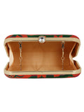 Loom Cotton Fabric Printed Clutch