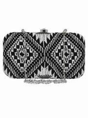 Hyperbole Cotton Textured Clutch