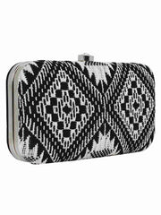 Hyperbole Cotton Textured Clutch