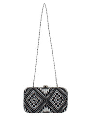 Hyperbole Cotton Textured Clutch