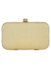 Hyperbole Cotton Textured Embroidery Clutch