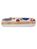 Adorn Faux Silk Embellished Clutch