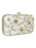 Adorn Cotton Embellished Clutch