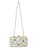 Adorn Cotton Embellished Clutch