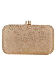 Tulle Faux Silk Fabric  printed Clutch