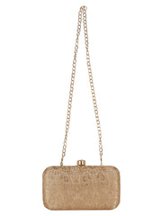 Tulle Faux Silk Fabric  printed Clutch