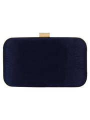 Adorn Embroidered & Embelished Faux Silk Fabric Clutch