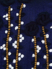 Adorn Embroidered & Embelished Faux Silk Fabric Clutch