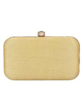 Adorn Embroidered & Embellished Faux Silk Clutch