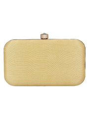 Adorn Embroidered & Embellished Faux Silk Clutch