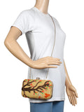 Adorn Embroidered & Embellished Faux Silk Clutch