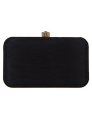 Adorn Embroidered & Embellished Faux Silk Clutch