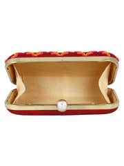 Adorn Embellished Cotton Polyester Clutch