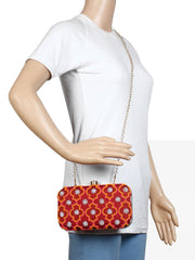 Adorn Embellished Cotton Polyester Clutch