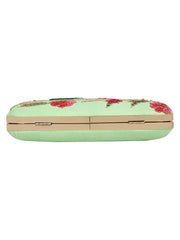 Adorn Embroidered & Embellished Silk Clutch