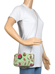 Adorn Embroidered & Embellished Silk Clutch