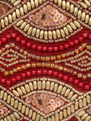 Adorn Embellished Cotton Polyester Clutch