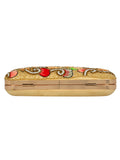 Adorn Embroidered & Embellished Faux Silk Clutch