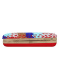 Adorn Embellished Faux Silk Clutch