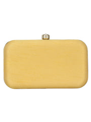 Adorn Embellished Faux Silk Clutch