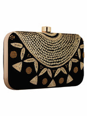 Adorn Embellished Velvet Clutch