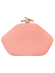 Glitz Embellished Velvet Clutch