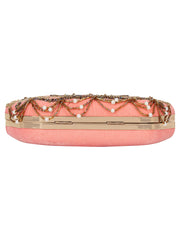 Glitz Embellished Velvet Clutch