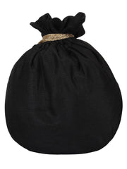 Dazzle Embellished Faux Silk Potli