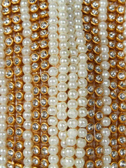 Lotus Embellished Faux Silk Potli