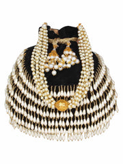 Dangle Embellished Velvet Potli