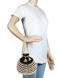 Dangle Embellished Velvet Potli