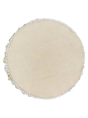 Dangle Embellished Faux Silk Potli