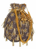 Dangle Embellished Velvet Potli