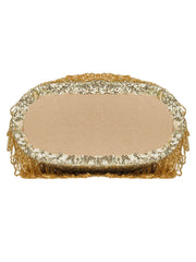 Dangle Sequines Faux Silk Potli