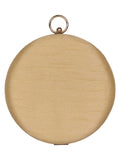 Gala Embellished Faux Silk Round Clutch