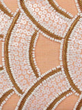 Svelte Sequines Embellished Faux Silk Box Clutch
