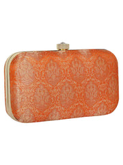 Tulle Printed Silk Clutch