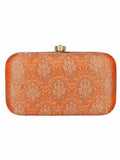 Tulle Printed Silk Clutch