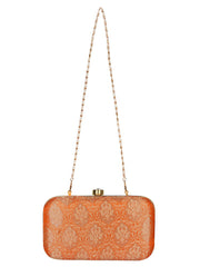 Tulle Printed Silk Clutch