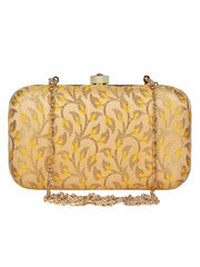 Tulle Printed Silk Clutch